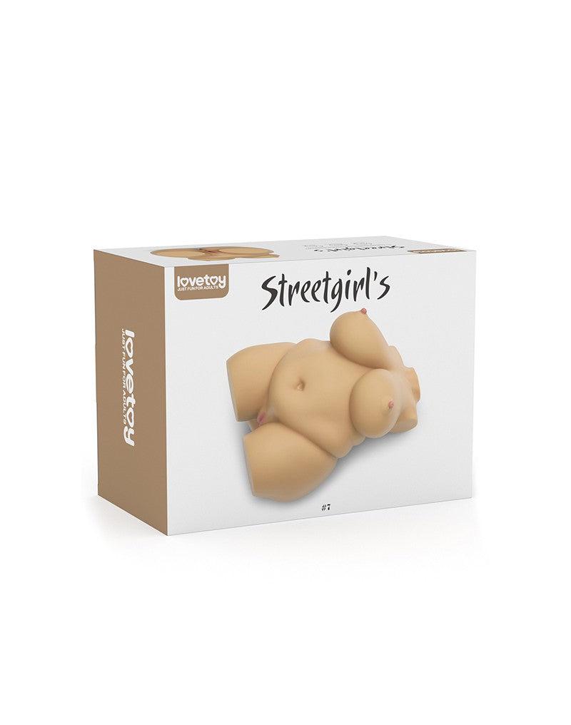 LoveToy Streetgirls 7 BBW Masturbator - Siliconen - 33,5 cm-Erotiekvoordeel.nl
