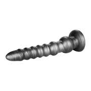 LoveToy - Vibrax Slider - Consolador anal vibrador largo - 32 cm - Plata-Erotiekvoordeel.nl