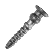 LoveToy - Vibrax Slider - Consolador anal vibrador largo - 32 cm - Plata-Erotiekvoordeel.nl
