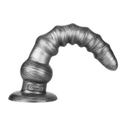 LoveToy - Vibrax Slider - Consolador anal vibrador largo - 32 cm - Plata-Erotiekvoordeel.nl