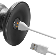 LoveToy - Vibrax Slider - Consolador anal vibrador largo - 32 cm - Plata-Erotiekvoordeel.nl