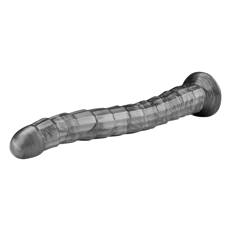 LoveToy - Vibrax Slider - Lange Vibrerende Anaal Dildo - 35 cm - Zilver-Erotiekvoordeel.nl