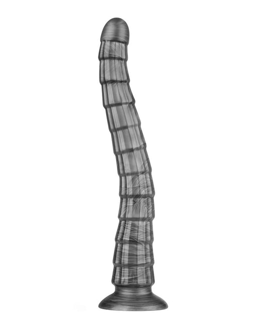 LoveToy - Vibrax Slider - Lange Vibrerende Anaal Dildo - 35 cm - Zilver-Erotiekvoordeel.nl