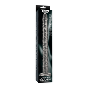 LoveToy - Vibrax Slider - Consolador anal vibrador largo - 40,5 cm - Plata-Erotiekvoordeel.nl