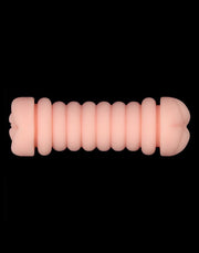 LoveToy - Virgin-Skin Blowout - Masturbatore a doppio lato - Vagina e Anus - Colore pelle chiaro - Erotiekvoordeel.nl