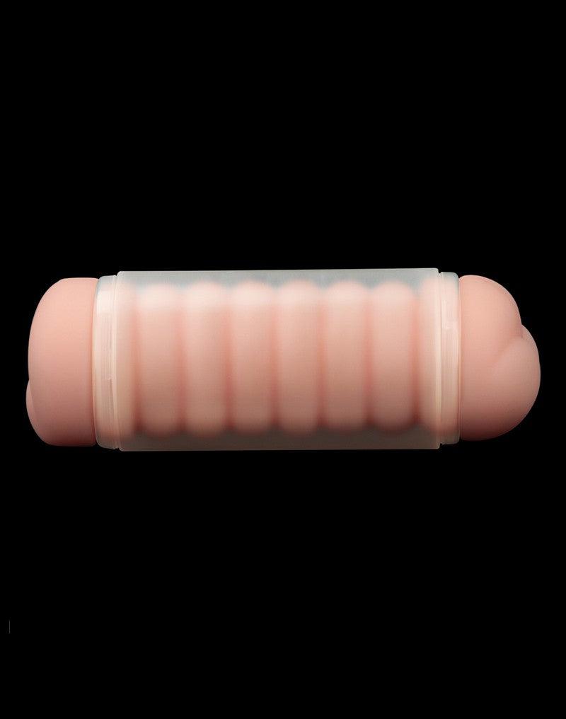 LoveToy - Virgin-Skin Blowout - Masturbatore a doppio lato - Vagina e Anale - Colore della pelle chiaro - Erotiekvoordeel.nl