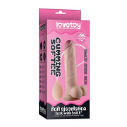 LoveToy - Zachte Spuitende Dildo - Met Squirt Functie - 23 cm - Lichte Huidskleur-Erotiekvoordeel.nl