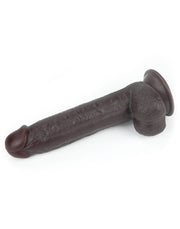 LoveToy - Dildo Met Sliding Skin Technologie - 24 x 4.5 cm - Bruin-Erotiekvoordeel.nl