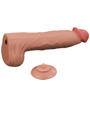 LoveToy - Dildo Met Sliding Skin Technologie - 36 x 6.6 cm - Lichte Huidskleur-Erotiekvoordeel.nl
