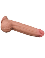 LoveToy - Sliding Skin Dildo - Lengte 31 cm - Lichte Huidskleur-Erotiekvoordeel.nl