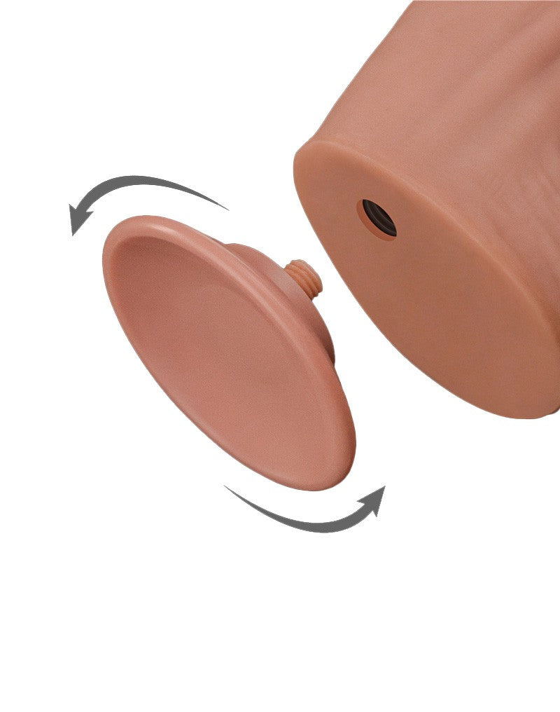 LoveToy - Sliding Skin Dildo - Lengte 31 cm - Lichte Huidskleur-Erotiekvoordeel.nl