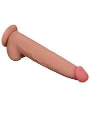LoveToy - Sliding Skin Dildo - Lengte 34 cm - Lichte Huidskleur-Erotiekvoordeel.nl