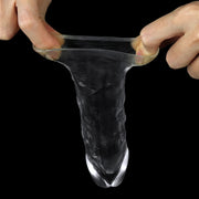 LoveToy - Flawless - Transparante Penis Sleeve - 15.5 cm-Erotiekvoordeel.nl