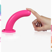 LoveToy - Holy Dong Jelly - Dildo met Zuignap - Vloeibare Siliconen - 14.5 x 3.2 cm - Roze-Erotiekvoordeel.nl