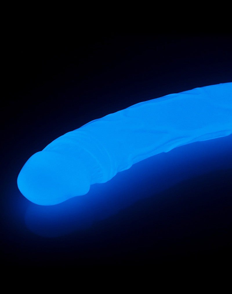 LoveToy - Lumino Play - Dubbele Dildo - 37 cm - Glow In The dark-Erotiekvoordeel.nl