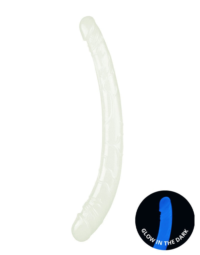 LoveToy - Lumino Play - Dubbele Dildo - 37 cm - Glow In The dark-Erotiekvoordeel.nl