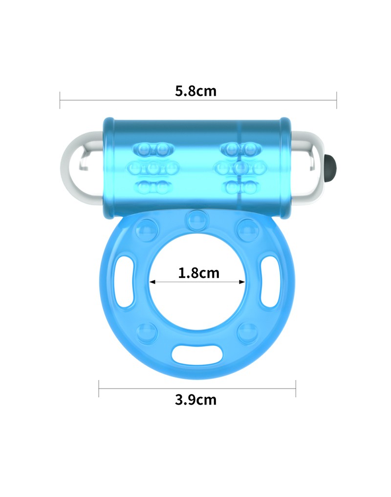 LoveToy - Lumino Play - Vibrerende Cockring - Glow In The dark-Erotiekvoordeel.nl