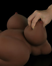 LoveToy Streetgirls 6 Masturbator - Realistische TPE - Bruin-Erotiekvoordeel.nl