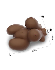 LoveToy Streetgirls 6 Masturbator - Realistische TPE - Bruin-Erotiekvoordeel.nl