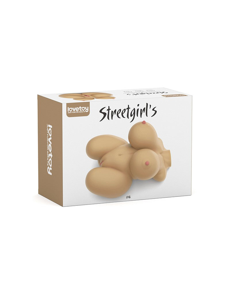 LoveToy Streetgirls 6 - BBW Masturbator - Realistisch - TPE - 32,5 cm-Erotiekvoordeel.nl