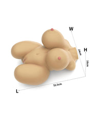 LoveToy Streetgirls 6 - BBW Masturbator - Realistisch - TPE - 32,5 cm-Erotiekvoordeel.nl