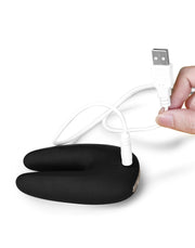 LoveToy - O-Sensual Rapture Twin - Clitoris of Tepel Vibrator - Zwart-Erotiekvoordeel.nl