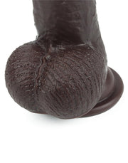 LoveToy - Realistische XXL Dildo Met Zuignap 23 x 4 cm - Bruin-Erotiekvoordeel.nl