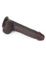 LoveToy - Realistische XXL Dildo Met Zuignap 23 x 4 cm - Bruin-Erotiekvoordeel.nl