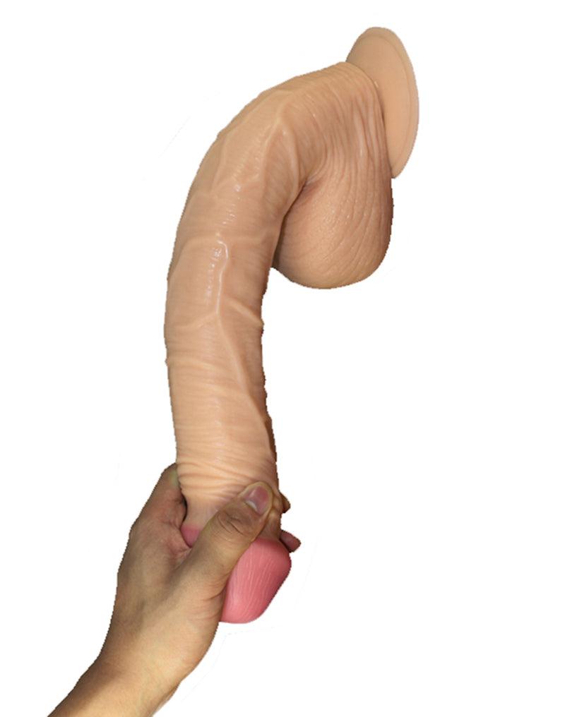LoveToy - Realistische XXL King Size Dildo 30,5 cm-Erotiekvoordeel.nl