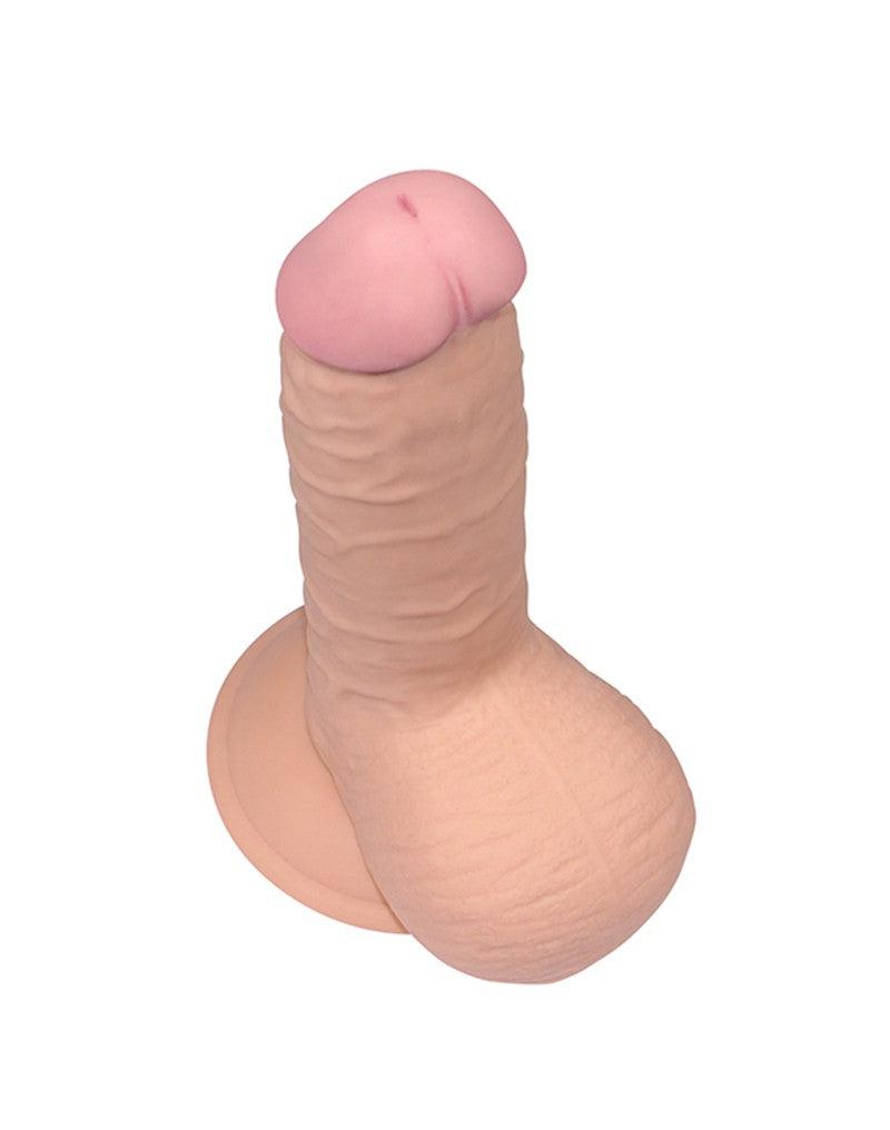 LoveToy - The Ultra Soft Dude - Realistische Dildo - 19 x 4,5 cm-Erotiekvoordeel.nl