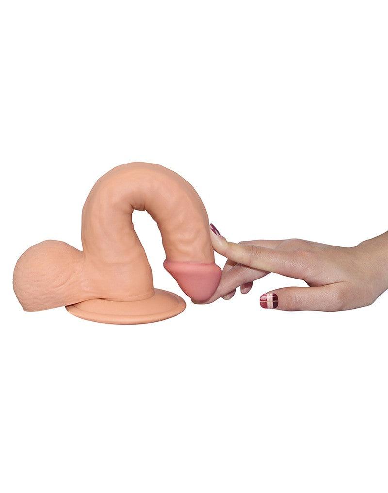 LoveToy - The Ultra Soft Dude - Realistische Dildo - 22,5 cm-Erotiekvoordeel.nl