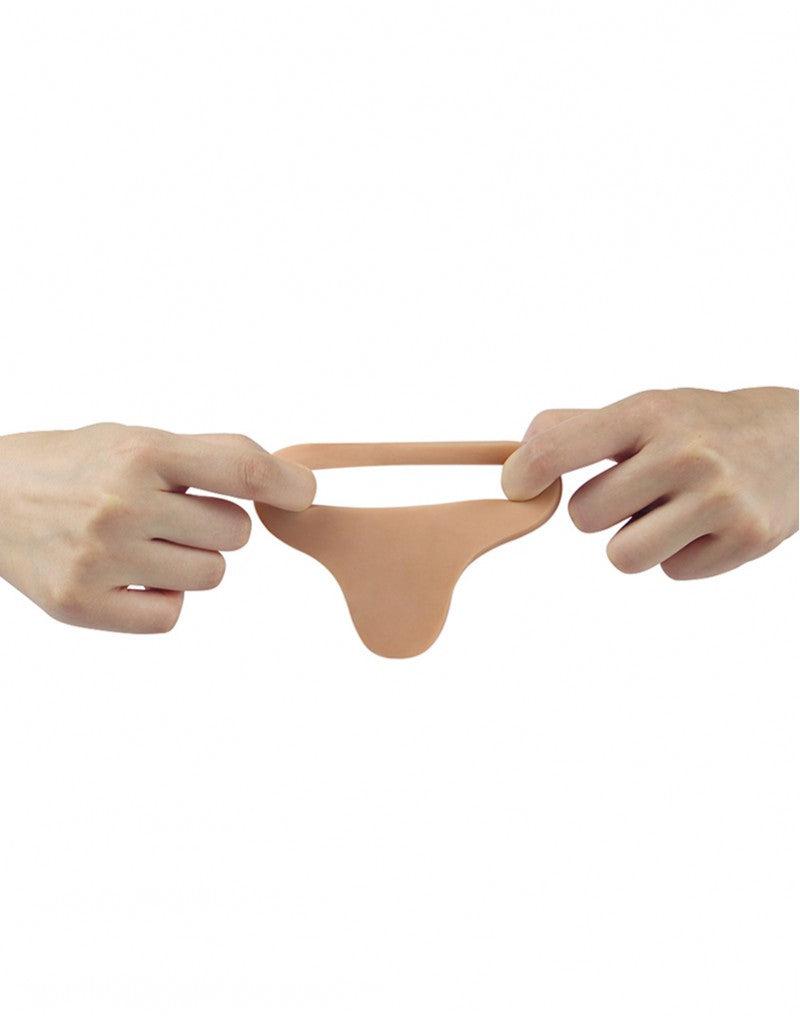 LoveToy - Ultrasoft Double - Voorbinddildo Voor Dubbele Penetratie 16 cm-Erotiekvoordeel.nl
