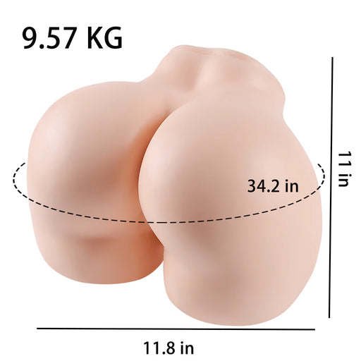 Luna Realistic Sex Doll Silicone Big Ass Torso - Kompakt, Intensiv & Lebensecht - Erotiekvoordeel.nl