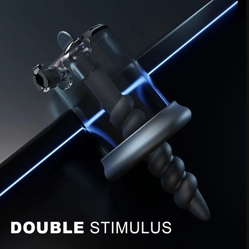 LuvPump - Rosebud Pump - Manual Anal Pump - Dual Stimulation - Brass Pump Pistol-Erotiekvoordeel.nl