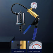 LuvPump - Rosebud Pump - Manual Anal Pump - Double Stimulation - Brass Pump Pistol-Erotiekvoordeel.nl
