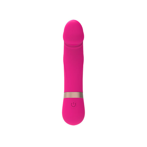 M-Mello - Dildo Vibe - Siliconen Vibrator - 11,5 cm - Roze-Erotiekvoordeel.nl