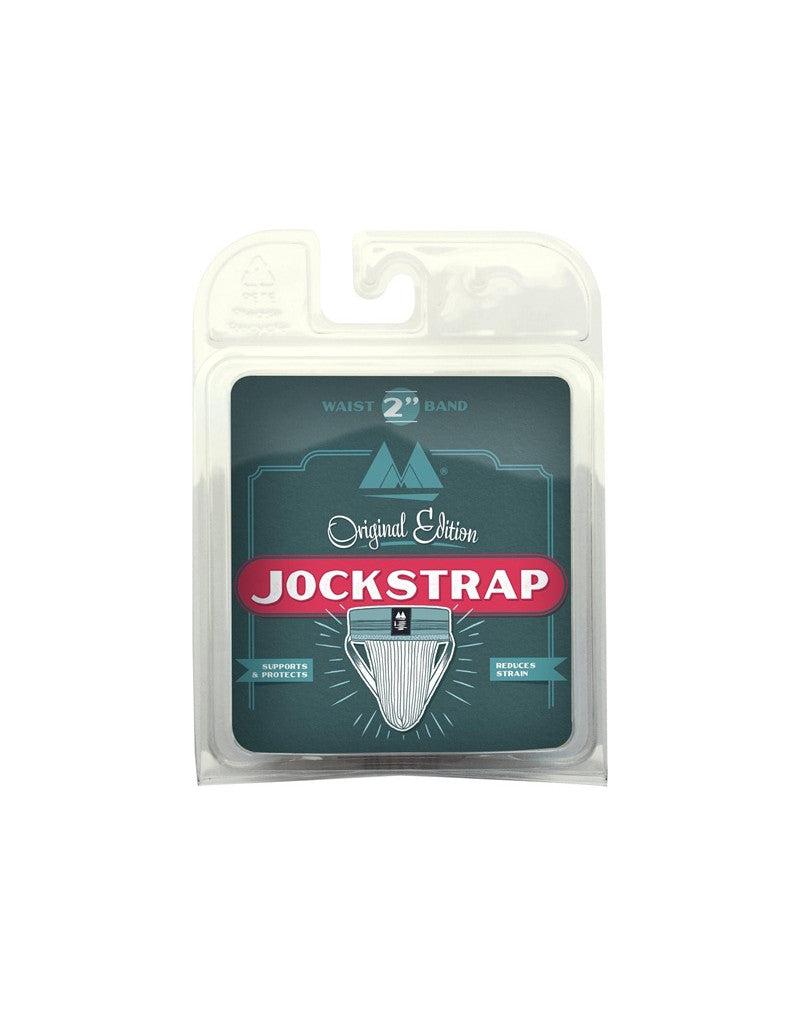 MM - Jockstrap - Heren String - Tailleband 2 inch - Zwart/Grijs-Erotiekvoordeel.nl