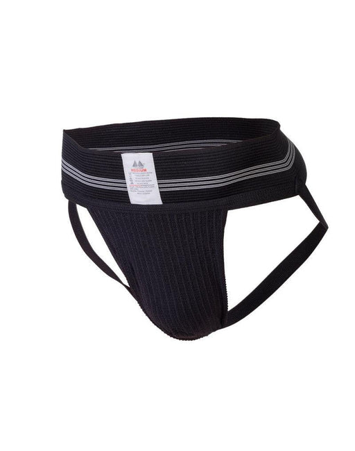 MM - Jockstrap - Stringi Męskie - Pas W Talii 3 Cale - Czarny - Erotiekvoordeel.nl