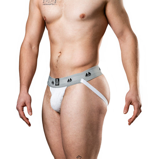 MM Original - Jockstrap Herenslip - Tailleband 5 cm - Wit-Erotiekvoordeel.nl