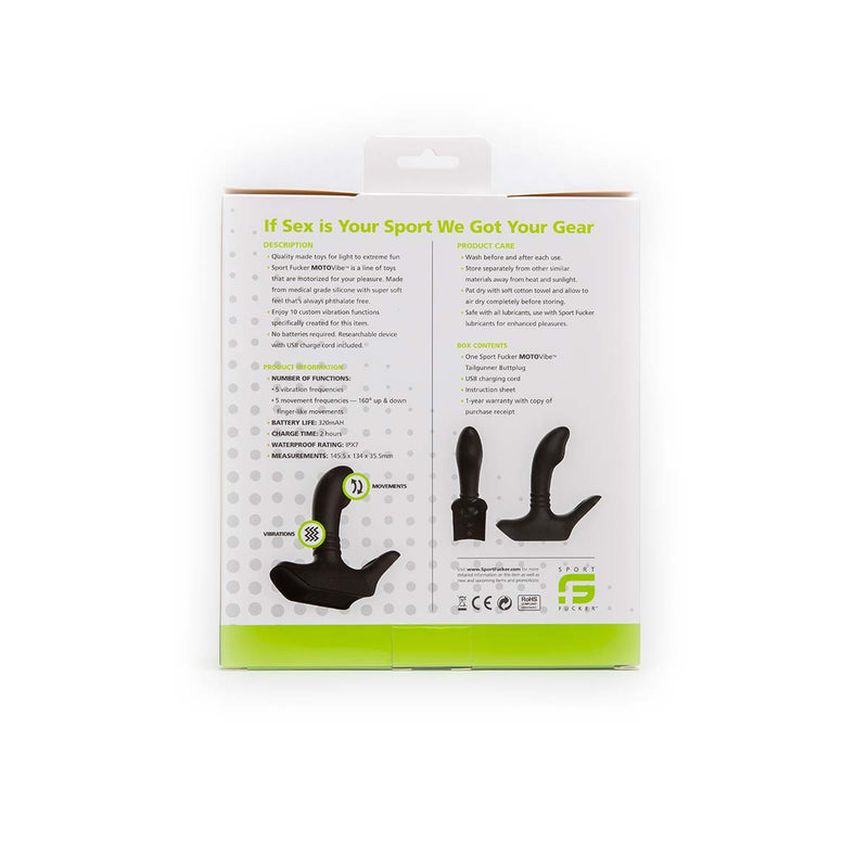 MOTOVibe - Tailgunner - Prostate-Massaging Buttplug-Erotiekvoordeel.nl