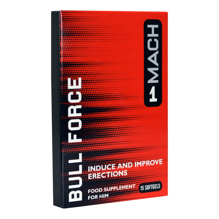 Mach 1 - Bull Force - Erectiepillen - 15 softgels-Erotiekvoordeel.nl