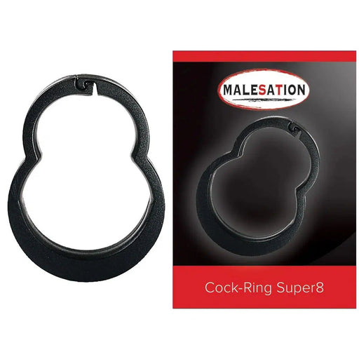 Malesation - Cockring Super 8 - Met Scharnier-Erotiekvoordeel.nl
