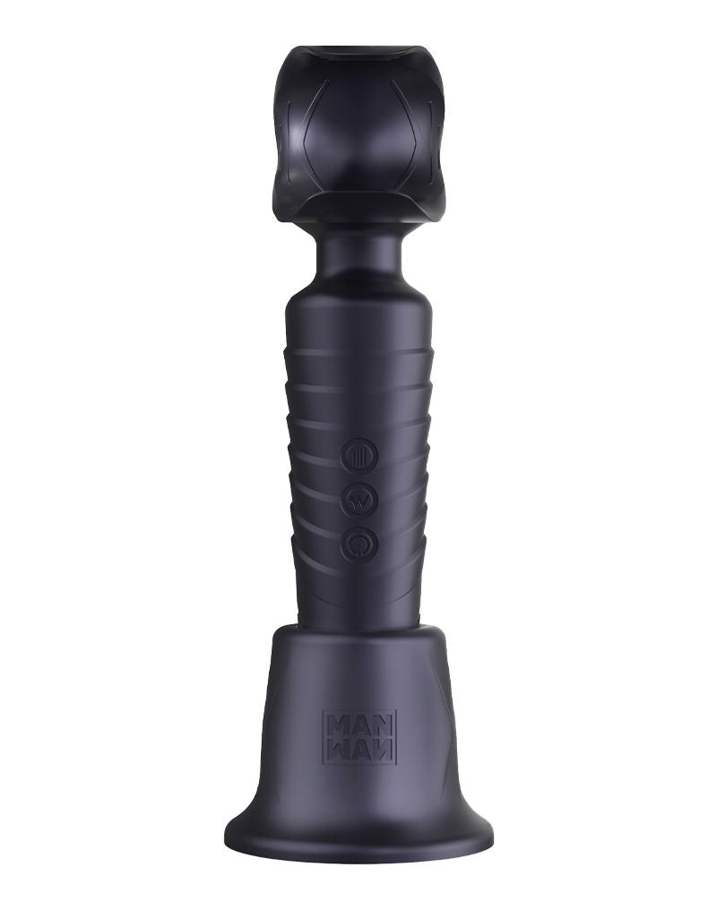 ManWan - Holden - Universal Wand Vibrator Holder with Suction Cup - Black Plum-Erotiekvoordeel.nl