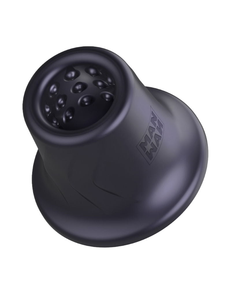 ManWan - Holden - Universal Wand Vibrator Holder with Suction Cup - Black Plum - Erotiekvoordeel.nl