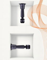 ManWan - Holden - Universal Wand Vibrator Holder with Suction Cup - Black Plum - Erotiekvoordeel.nl