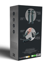 ManWan - Man.Wand EVO - Masturbateur rechargeable et vibromasseur à main - Gris pin - Erotiekvoordeel.nl