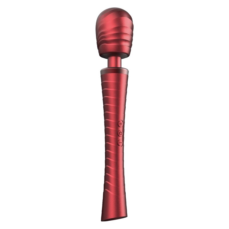 ManWan - Man.Wand Edgy - Wand Vibrator for Her & Him - Red Velvet-Erotiekvoordeel.nl