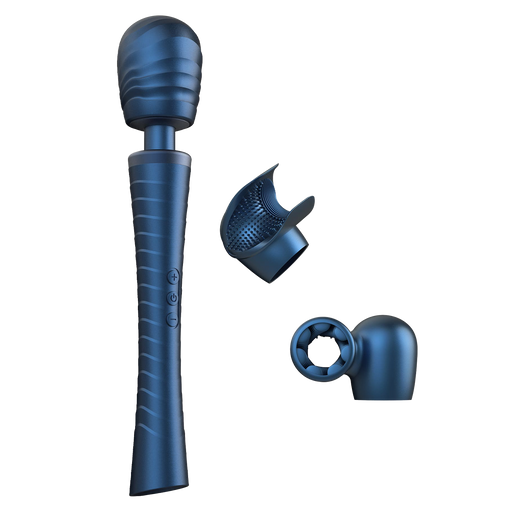 ManWan - Man.Wand Edgy - Wand Vibrator for Her & Him - Stellar Blue-Erotiekvoordeel.nl