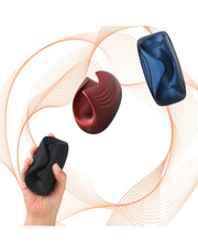 ManWan - Sub One - Masturbateur vibrant avec fonction de tapotement - Infinity Black-Erotiekvoordeel.nl