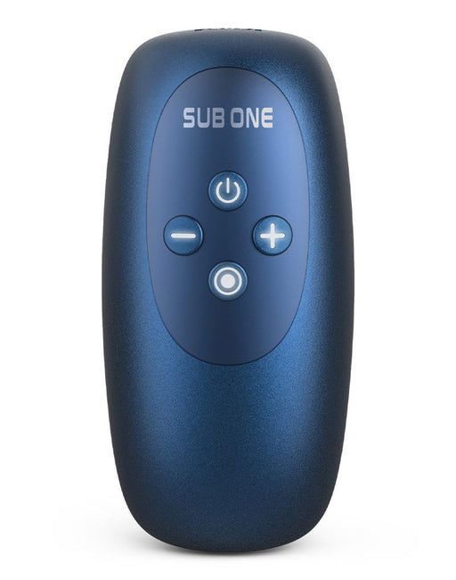 ManWan - Sub One - Vibrating Masturbator with Tapping Feature - Stellar Blue-Erotiekvoordeel.nl